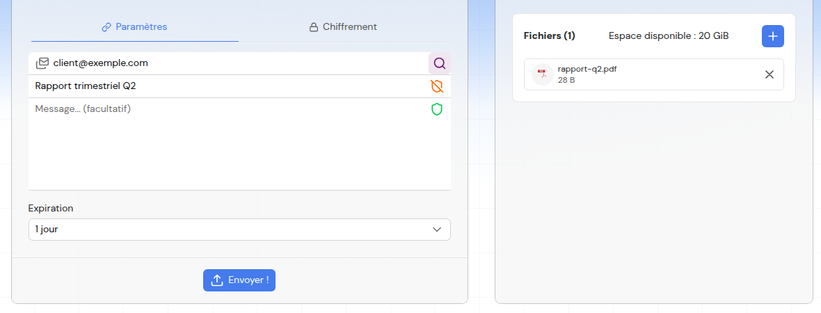 Send form